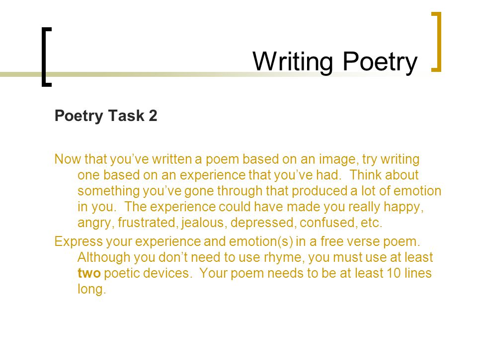 Write a free verse poem of at least fifteen lines